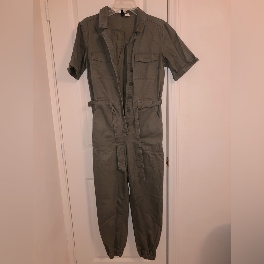 Olive green jumpsuit